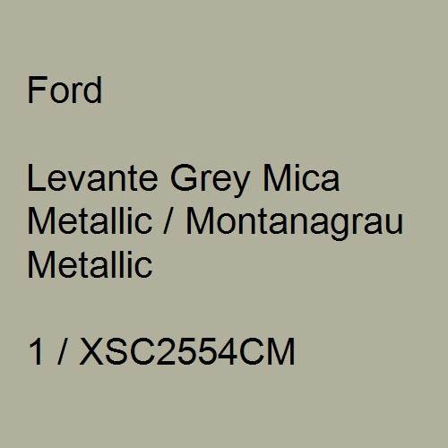 Ford, Levante Grey Mica Metallic / Montanagrau Metallic, 1 / XSC2554CM.
